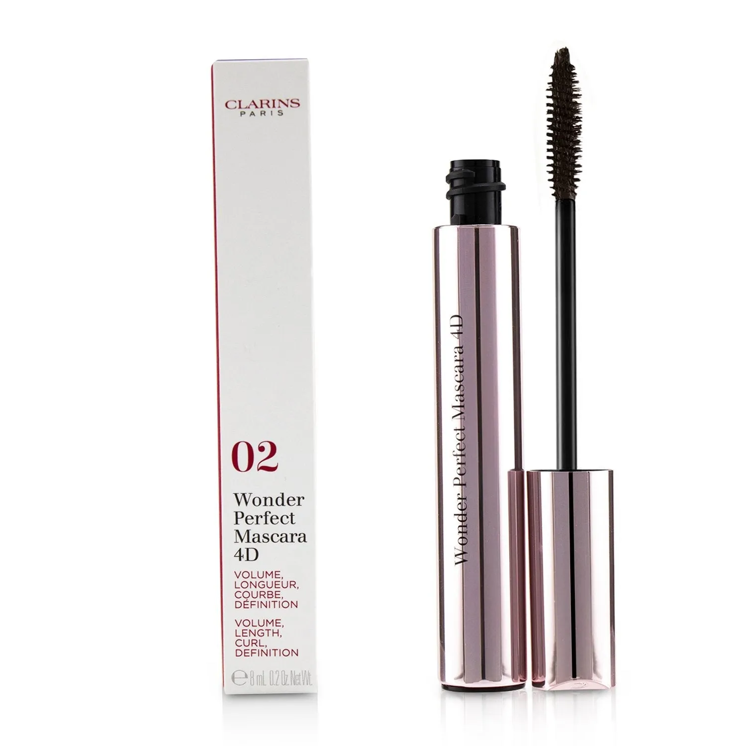 Clarins Wonder Perfect Mascara 4D - # 01 Perfect Black  8ml/0.2oz