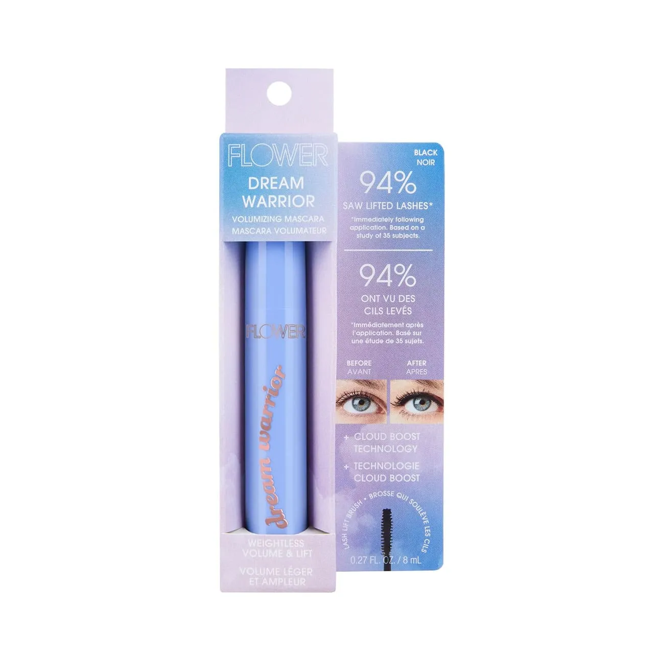 Flower Beauty Dream Warrior Volumizing Mascara Black 8ml