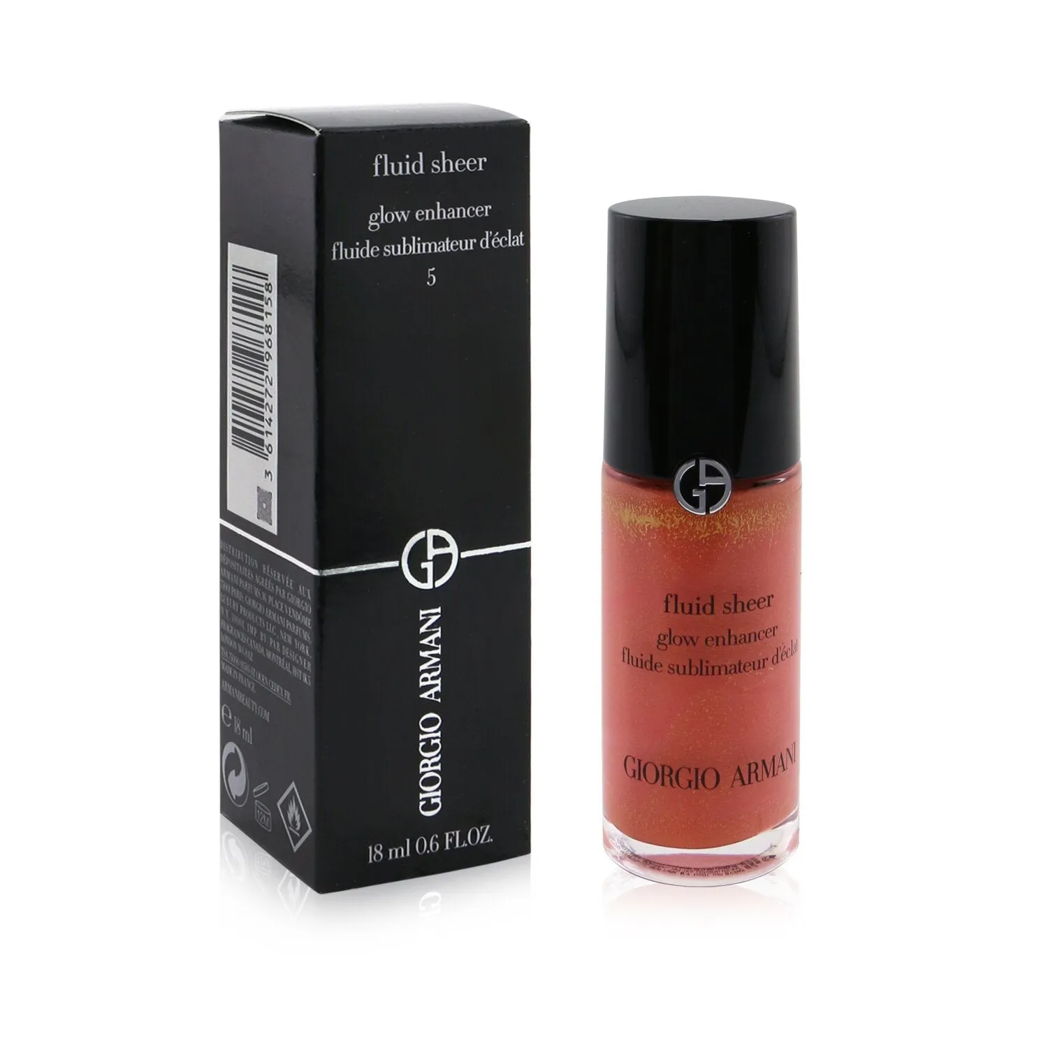 Giorgio Armani Fluid Sheer Glow Enhancer (Mini) - # 07 Light Pink  18ml/0.6oz