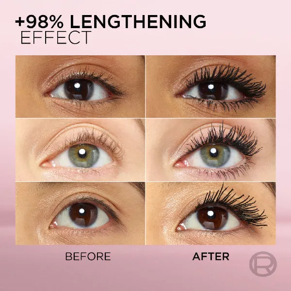 Lash Paradise 24 Hour. Volumizing and Lengthening Black Mascara- Washable