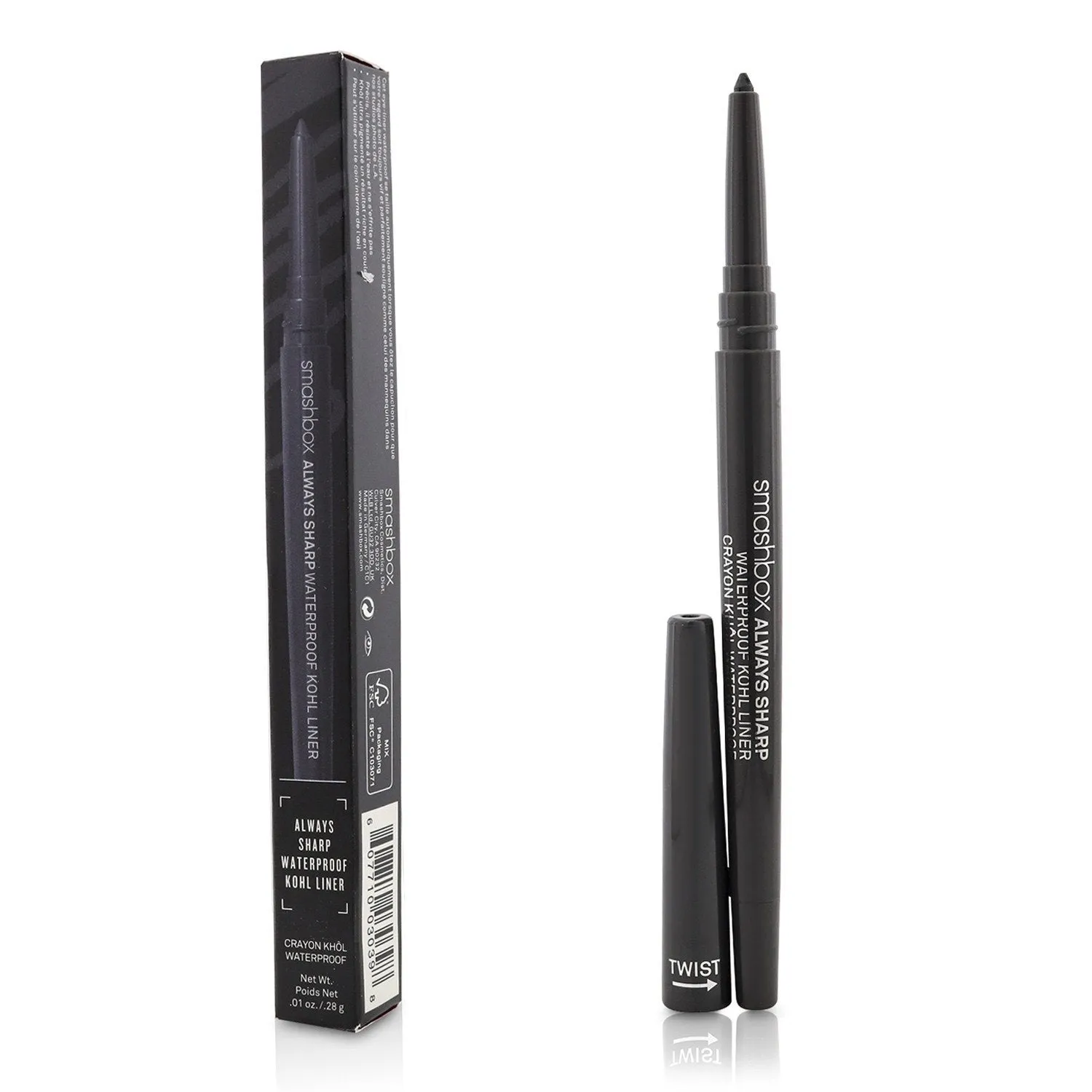 Smashbox Always Sharp Waterproof Kohl Liner - Raven  0.28g/0.01oz