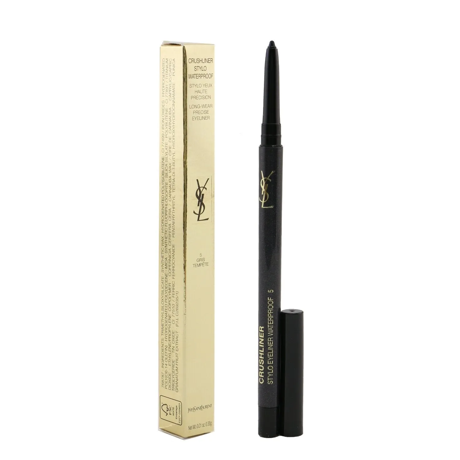 Yves Saint Laurent Crushliner Stylo Waterproof Eyeliner - # 06 Bleu Enigmatique  0.35g/0.01oz