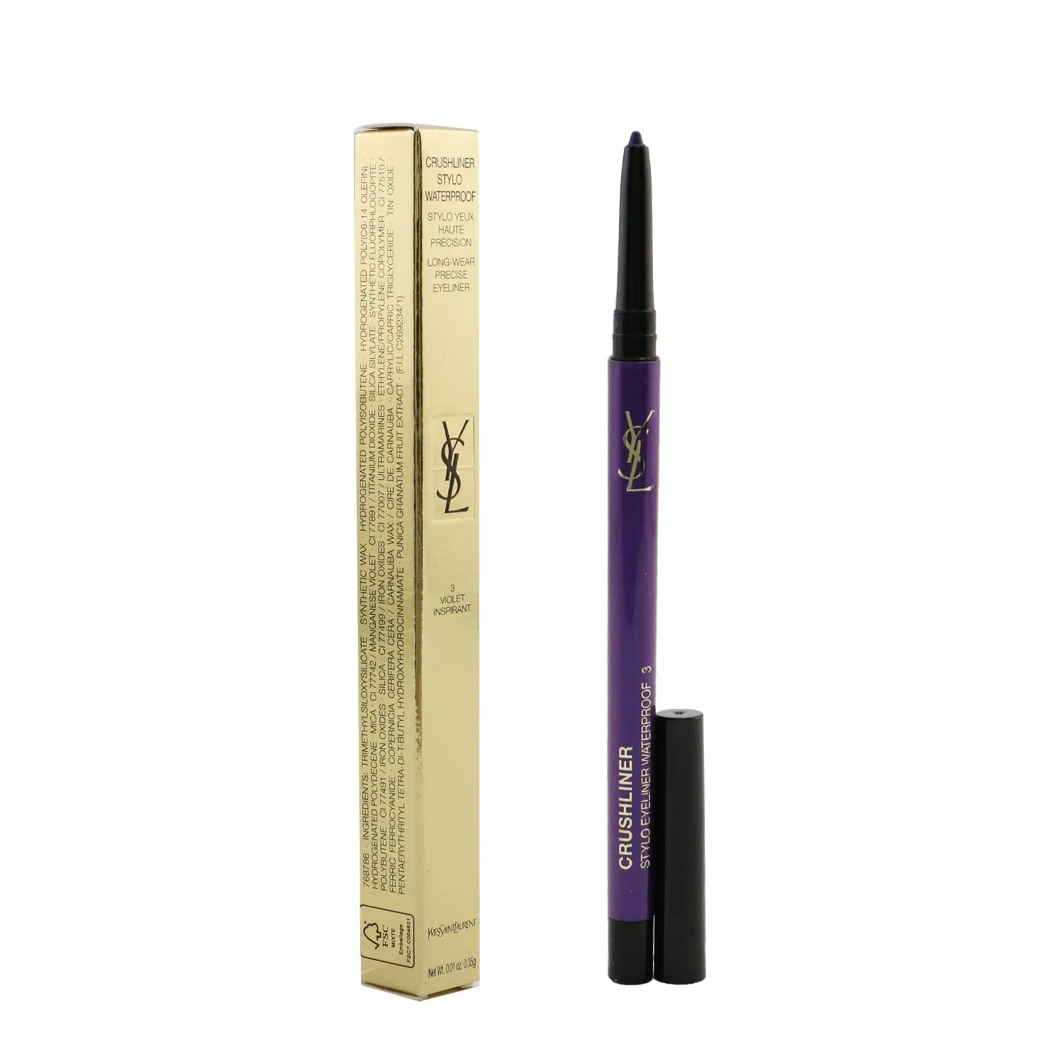 Yves Saint Laurent Crushliner Stylo Waterproof Eyeliner - # 06 Bleu Enigmatique  0.35g/0.01oz
